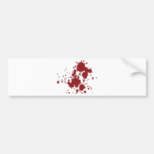 Pegatina Para Coche manchas de sangre del horror