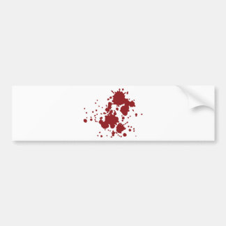 Pegatina Para Coche manchas de sangre del horror
