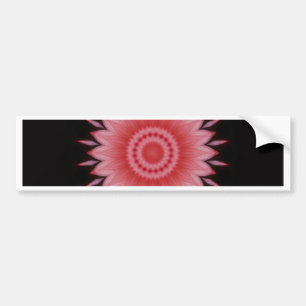 Pegatina Para Coche Mandala flor en rosa