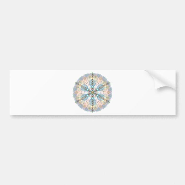 Pegatina Para Coche Mandala magnética de la energía (Frente)