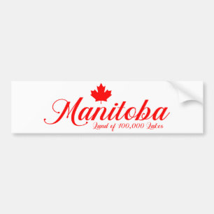 Pegatina Para Coche Manitoba (decorativa)