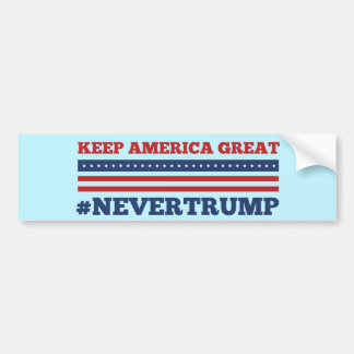Pegatina Para Coche Mantener a Estados Unidos grande #NeverTrump