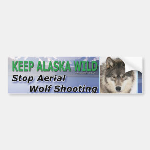 Pegatina Para Coche Mantenga Alaska salvaje