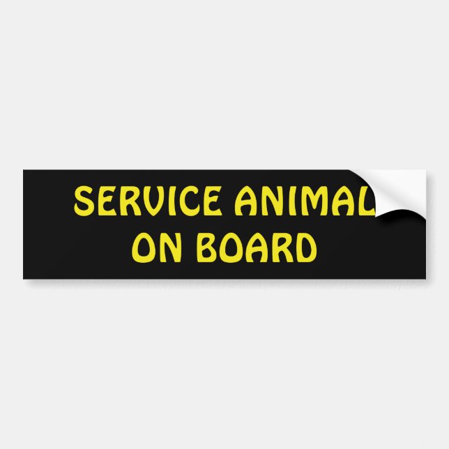 Pegatina Para Coche Mantenga el animal a bordo (Frente)