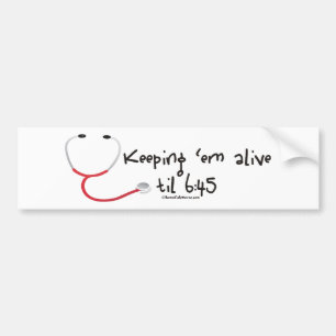 Pegatina Para Coche Manteniendo el em vivo hasta 6:45