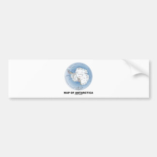 Pegatina Para Coche Mapa de la Antártida (geografía)