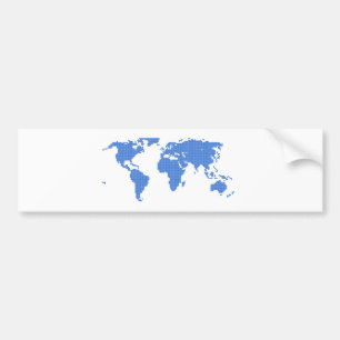 Pegatina Para Coche Mapa del mundo