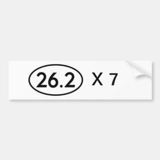 Pegatina Para Coche marathoner de 26,2 seriales