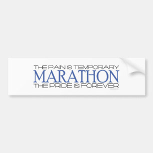 Pegatina Para Coche Maratón - el orgullo es Forever