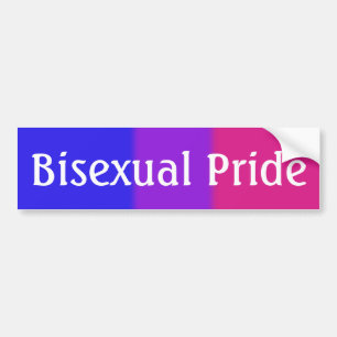 Pegatina Para Coche Marca de Orgullo Bisexual Caída Versión 2 (Texto)
