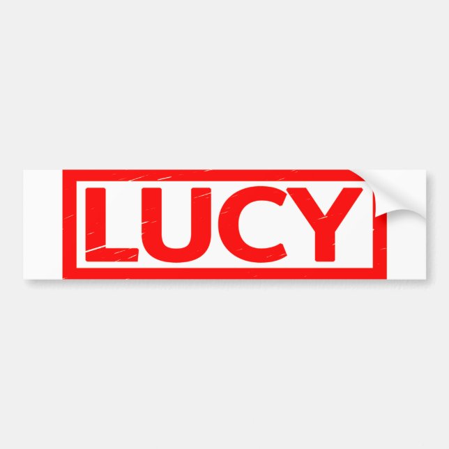 Pegatina Para Coche Marca Lucy (Frente)