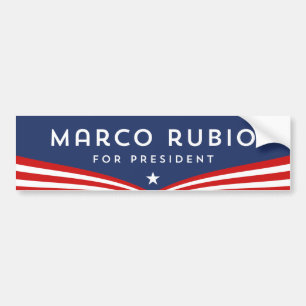 Pegatina Para Coche Marco Rubio para el presidente
