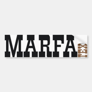 Pegatina Para Coche Marfa Tejas