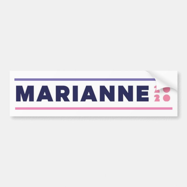 Pegatina Para Coche Marianne 2020 (Frente)