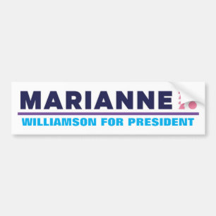 Pegatina Para Coche Marianne Williamson para Presidente 2020