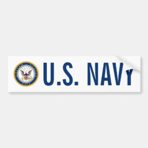 Pegatina Para Coche Marina de Estados Unidos Emblema naval