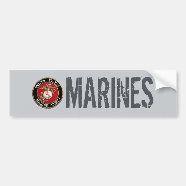 Pegatina Para Coche Marines (Aviación) (Frente)