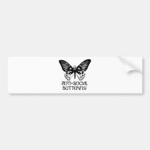 Pegatina Para Coche Mariposa antisocial