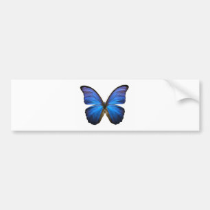 Pegatina Para Coche Mariposa azul radiante