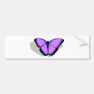 Pegatina Para Coche ¡Mariposa púrpura!