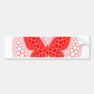 Pegatina Para Coche Mariposa roja