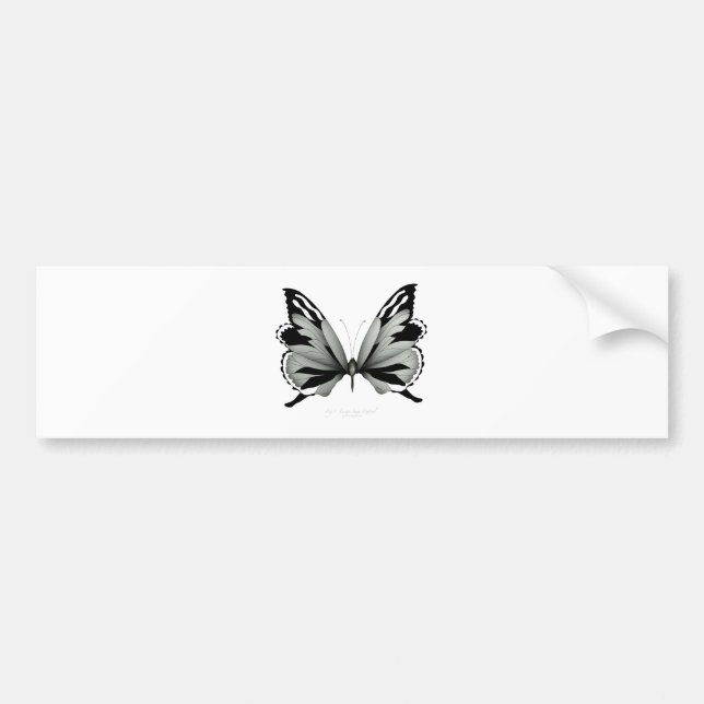 Pegatina Para Coche Mariposa sabia grande de la cola de zorra (Frente)