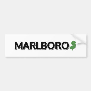 Pegatina Para Coche Marlboro, Nueva Jersey