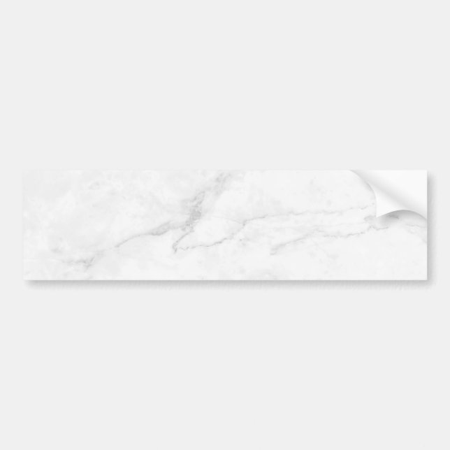 Pegatina Para Coche Mármol Blanco (Frente)