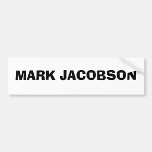 PEGATINA PARA COCHE MARQUE A JACOBSON