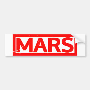 Pegatina Para Coche Mars Stamp
