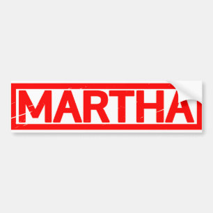 Pegatina Para Coche Martha Stamp