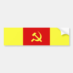 Pegatina Para Coche Martillo y hoz Bumpersticker de URSS del ruso