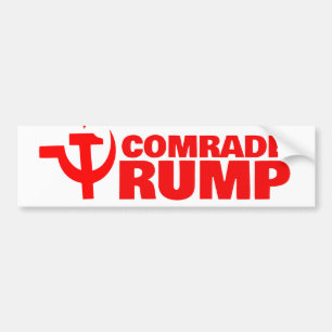 Pegatina Para Coche Martillo y hoz "Donald Trump"