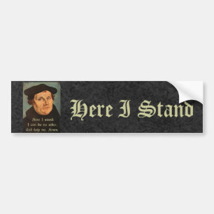 Pegatina Para Coche Martin Luther aquí coloco la cita