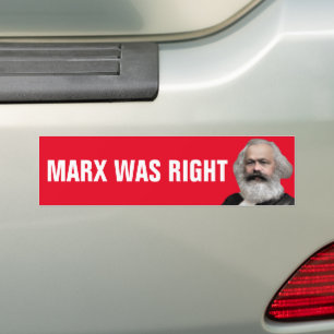 Pegatina Para Coche Marx tenía razón