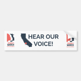 Pegatina Para Coche Marzo SLO - enero de 2018 acontecimiento de las