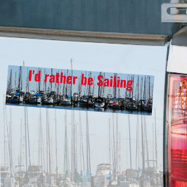 Pegatina Para Coche Más bien navegar veleros