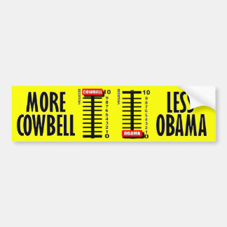 Pegatina Para Coche Más cencerro - menos Obama
