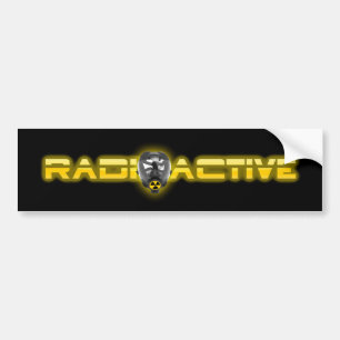 Pegatina Para Coche Máscara V2 radiactivo