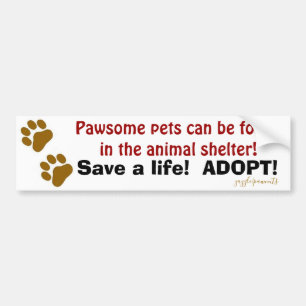 Pegatina Para Coche Mascotas de Pawsome