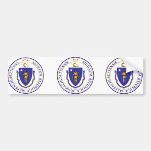 Pegatina Para Coche Massachusetts, los E.E.U.U.