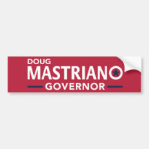 Mastriano para el gobernador Sticker - Rojo