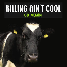 Pegatina Para Coche Matar a Guay, ir a Vegan, activismo