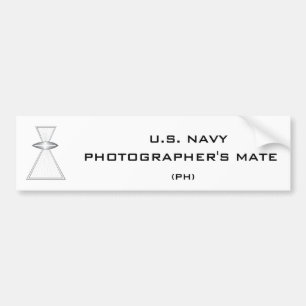 Pegatina Para Coche Mate IFGA, fotógrafo de la Marina de Estados Unid