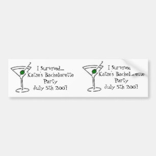 Pegatina Para Coche matini, matini, sobreviví… Bacheloret de Katie…