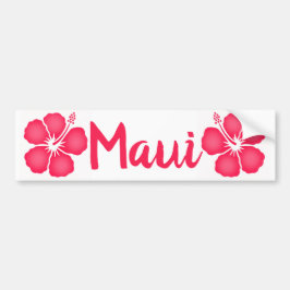 Pegatina Para Coche Maui Pink Hibiscus