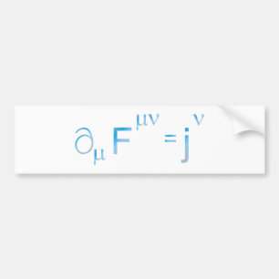 Pegatina Para Coche Maxwell ecuación equation