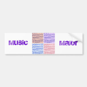 Pegatina Para Coche Mayor/estudiante/profesor de música