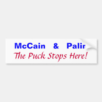Pegatina Para Coche ¡McCain y Palin, el duende malicioso para aquí!