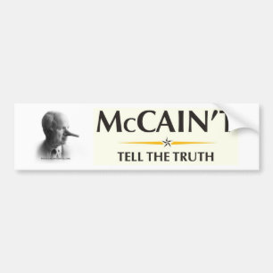 Pegatina Para Coche McCain't dice la verdad
